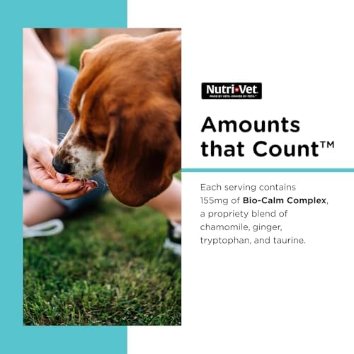 Nutri-Vet Calming Chews for Dogs, Chamomile, 6oz