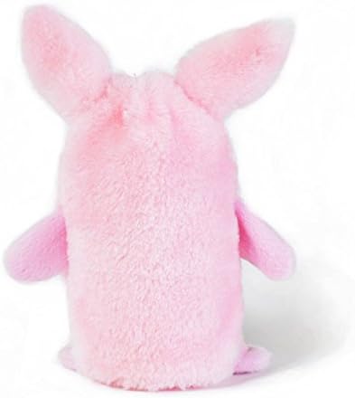 ZippyPaws - Squeakie Buddie No Stuffing Plush Dog Toy - Bunny, Pink