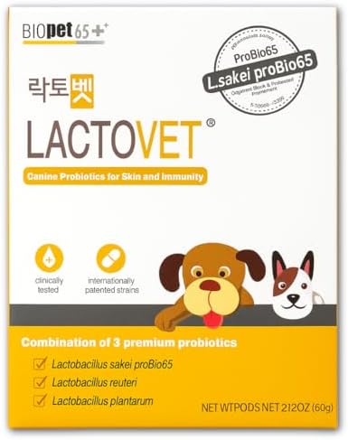 Daily Dog Probiotics, Helps Skin, Gut Health and Immunity, Less Diarrhea - 30 sachets/Box
