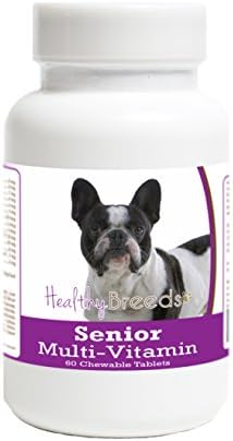 Healthy Breeds French Bulldog Senior Dog Multivitamin Tablets 60 Count