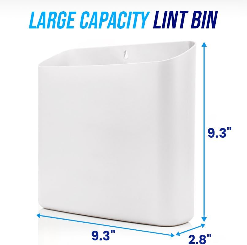 Simplation Magnetic Lint Bin for Laundry Room Storage, Lint Holder Bin