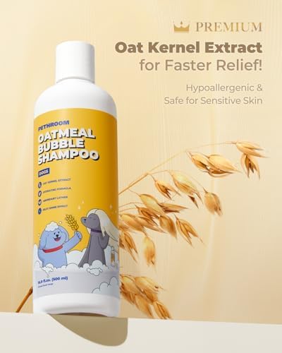 [Pethroom] Shower Set Bundle - Premium Oatmeal Shampoo & Relaxing Shower Attachment