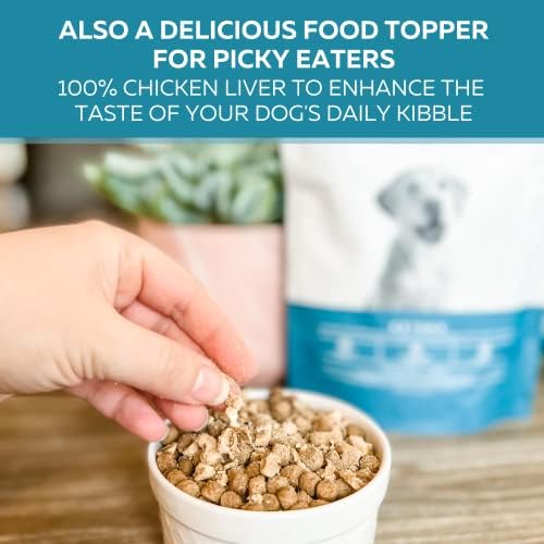 Ketona Chicken Liver Dog Treats and Daily Calming Chews Bundle, Delicious and Healthy Treat and Training Reward, Supplements Lubricate Joints and Promote Healthy Mobility