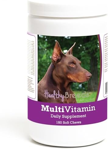 Healthy Breeds Doberman Pinscher Multivitamin Soft Chew for Dogs 180 Count