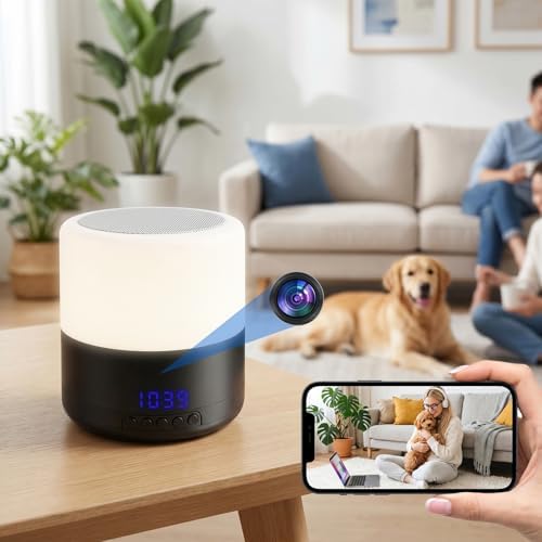 Mini Hidden HD Nanny Cam, Battery, WiFi Security Camera, Motion Alert