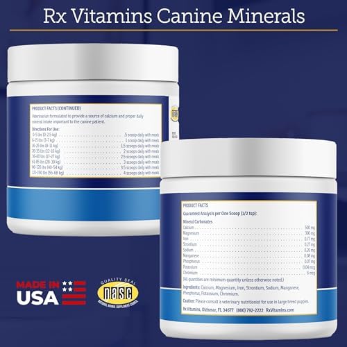 Rx Vitamins Canine Minerals - Essential Minerals for Dogs - 16oz