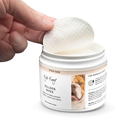 Eye Envy Bulldog Wrinkle Wipes, 60 Count
