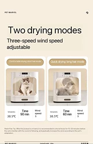 Pet Drying Box Automatic Washing Cat Dog Bath Home Hair Dryer Blower