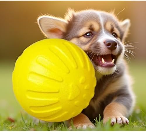 Dog Balls, 4Pack, 9cm/3.54inch | Aggressive Chewers, Durable Dog Toys, EVA Foam, Float in Water, Medium Large Dogs