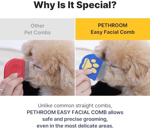 PETHROOM Grooming Essentials Bundle - Eye Comb & Nail Clipper