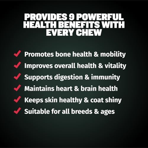Bully Max Dog Vitality Chews, Muscle Builder Tabs (60 tabs) & Puppy Chews Bundle – Daily Dog Supplements for Muscle Support, Immune Health, and Complete Nutrition for Puppies, Adults, and Seniors
