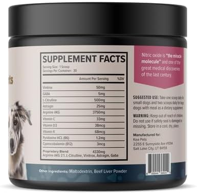 Doggie Condiments Joint & Mobility Support by Kea Pets - Natural Dog Supplement for Healthy Joints, Mobility, and Flexibility in Dogs