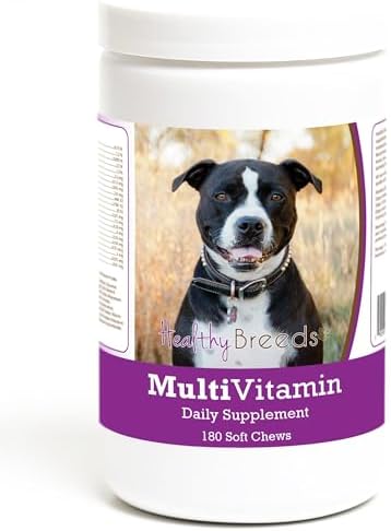 Healthy Breeds Pit Bull Multivitamin Soft Chew for Dogs 180 Count
