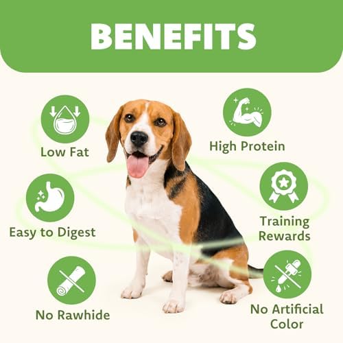MON2SUN Dog Treats, Rawhide-Free Chicken Wrapped Sweet Potato, 25 oz