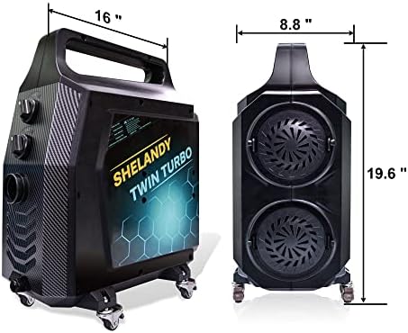 SHELANDY Twin Turbo Pet Dog Grooming Dryer Blower