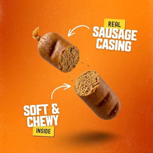 Slammin Sausage Soft Dog Treats, High Protein Duck Chews