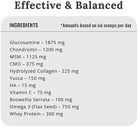 Mojo Joint Supplement for Dogs and Cats, Feline + Canine Food Grade Hip & Joint Supplement with Glucosamine and Chondroitin, Dog & Cat Mobility Supplement (Large, 16 oz)