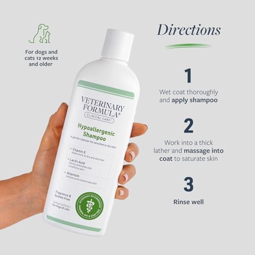 Veterinary Formula Clinical Care Hypoallergenic Free & Clear Shampoo, 16 oz