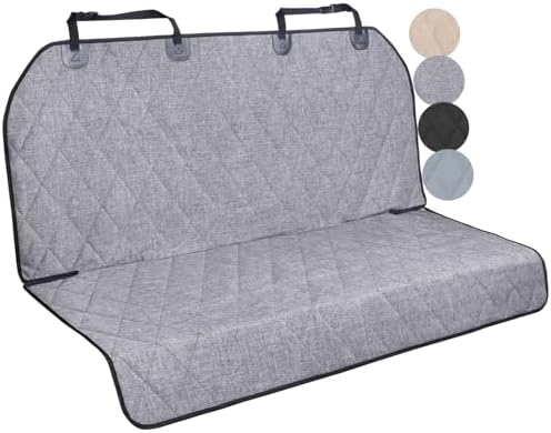 VIVAGLORY Pet Seat Protector - Heather Black, Standard
