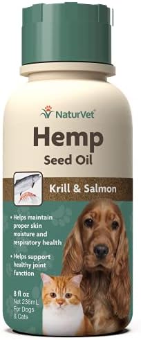 NaturVet Hemp Seed Oil Supplement for Dogs