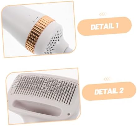 Portable Pet Hair Dryer with Adjustable Temperature and Comfortable Noise Control, 300w Abs Material Dog and Cat Grooming Blow Dryer for Home and Salon Use