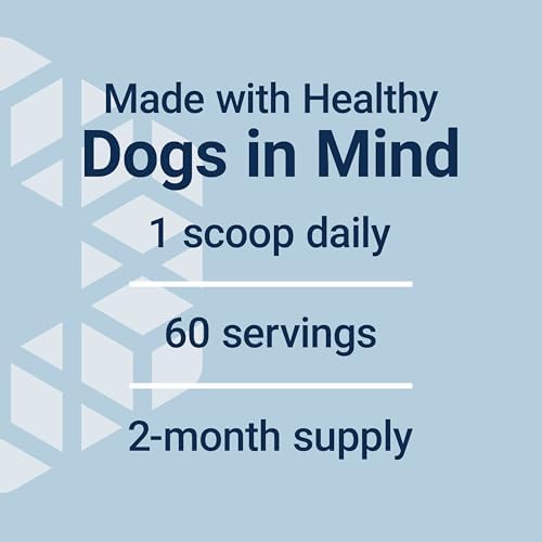Life Extension Dog Mix, Dog Vitamins and Supplements, probiotics, L-carnitine, B12, folic Acid, Vitamin C, Vitamin E, Rosemary, Nutrient Absorption, Gluten-Free, Non-GMO, 60 Servings