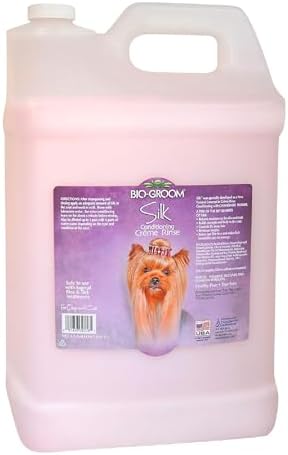 Bio-Groom Silk Creme Rinse Dog Conditioner, 2.5 Gallon | Conditioner for Dogs, Puppy Detangler for Hair, Grooming Supplies