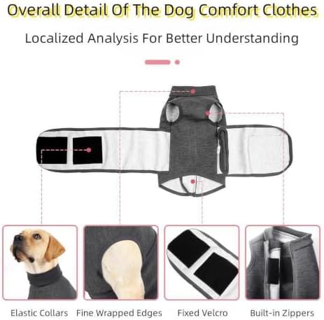 Dog Anxiety Calming Thunder Vest, Large