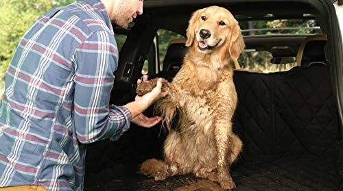 Plush Paws Convertible Cargo Liner - X-Large Grey, Diamond Stitching