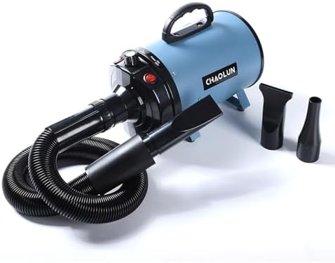 Dog Dryer for Pet Grooming, Pet Hair Dryer with Heater, Blue
