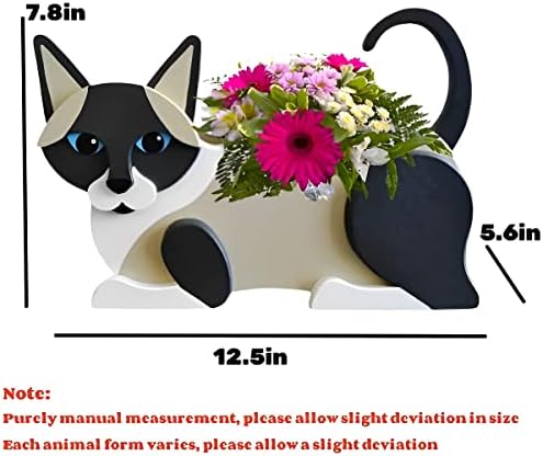 Siamese Cat Planter Pots, Animal Shaped Flower Pot