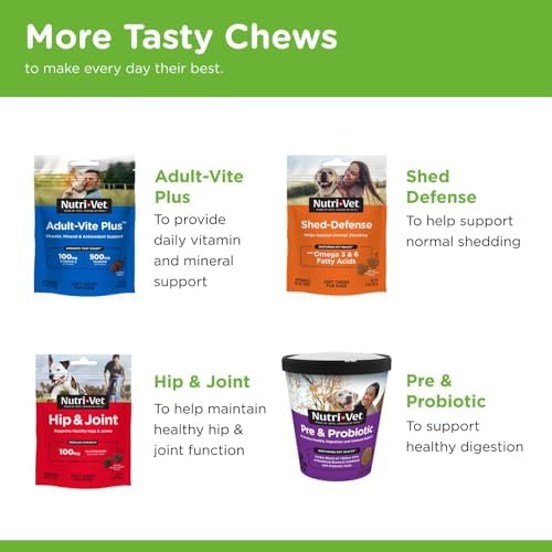 Nutri-Vet Grass Guard Chewables for Dogs, Dog Urine Support, 365 Count