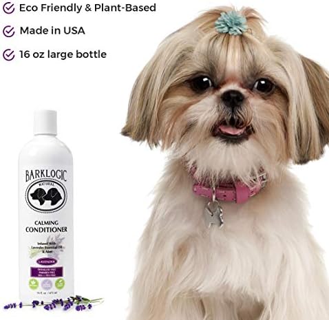 BarkLogic Calming Dog Shampoo, Conditioner, 2 Piece Set, 16 oz, Lavender