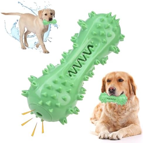 KOOLTAIL Floating Dog Bumper Toothbrush Chew Toy, Green