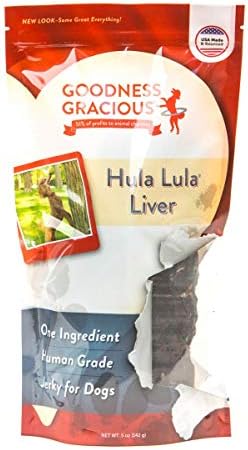 Goodness Gracious Hula Lula Jerky for Dogs - Liver