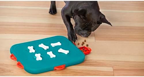Interactive Dog and Cat Games Treat Hiding Challenge Mental Stimulation with Rewards (12.75 Inch Casino Game)
