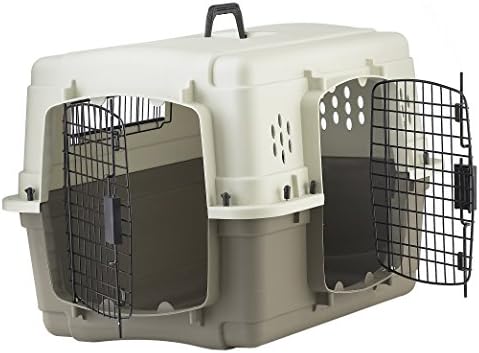 Pet Lodge® Two Door Dog Crate | Designed for Air Transport | Dog Kennel | Easy to Clean Pet Crate | for Pets Up to 30lbs | Small