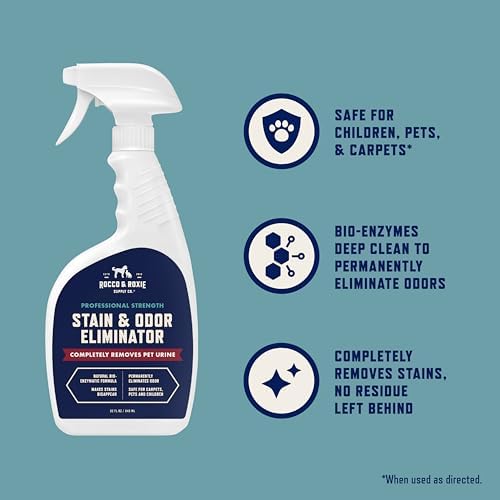 Rocco & Roxie Enzyme Stain & Odor Eliminator, 32 Fl Oz