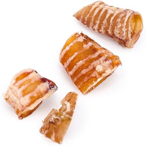 ValueBull Beef Trachea Bites for Small Dogs, Premium, 5 Pounds