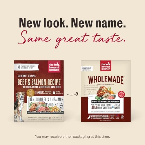 Honest Kitchen Wholemade Whole Grain Beef & Salmon Dehydrated Dog Food - 10 lb Box