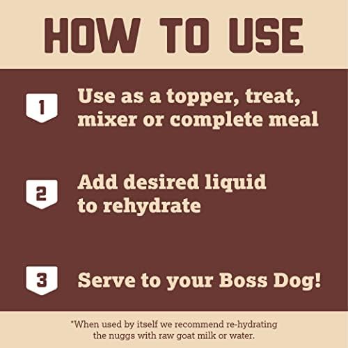 Boss Dog Freeze Dried Raw Diet (Dogs), Turkey Recipe, 12 oz Bag (Bag of 2)