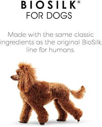 BioSilk for Dogs Silk Therapy Shampoo, with Coconut Oil, 12 Fl Oz, 6-Pack | Sulfate and paraben free, pH balanced, made in the USA, suitable for regular bathing