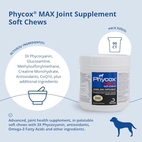 MAX Joint Supplement Soft Chews for Dogs, 90 Chews
