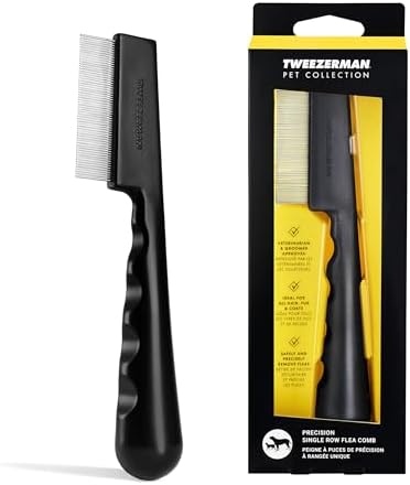 Tweezerman Pet Flea Removal Comb for Cats & Dogs