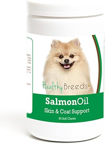Healthy Breeds Pomeranian Salmon Oil Soft Chews 90 Count