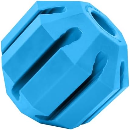 KONG Puppy Activity Ball, Natural Rubber Teething Toy, Small Puppies, Blue | Soft & Durable KONG Natural Rubber Activity Ball for Teething Puppies That Eases Aching Teeth & Sore Gums