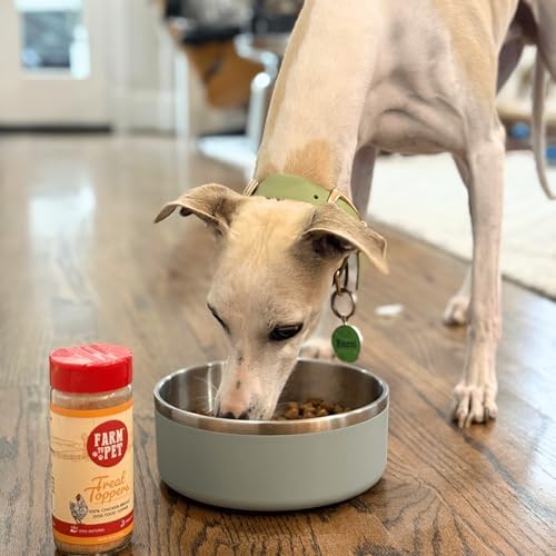 Farm To Pet - Dry Dog Food Topper - 4.7 oz Chicken Meal Toppers for Dogs, Single Ingredient, Lean, All Natural, Healthy Food for Small, Medium, Large Breeds, & Puppies, Made in USA