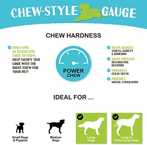 Raw Paws Himalayan Yak Chews for Dogs, Large (10-Count) - Hard Yak Cheese
