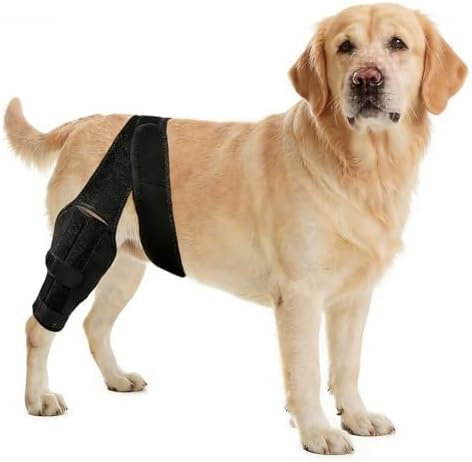 Dog ACL Braces Hind Leg with Side Stabilizers,Dog Knee Brace for Torn ACL