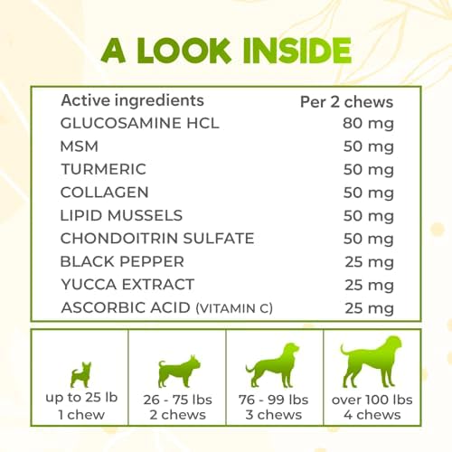 ZENO Glucosamine HCL & Hip and Joint Chews for Dogs - 150 pcs - Advanced Hip and Joint Support for Dogs - with MSM & Green Lipped Mussel - Duck
